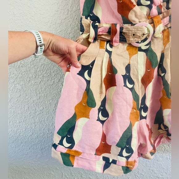 FARM Rio Abstract One-Shoulder Jumpsuit - Picture 5 of 16